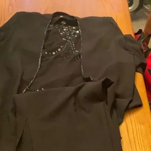 3 Piece Pants Suit with sequins